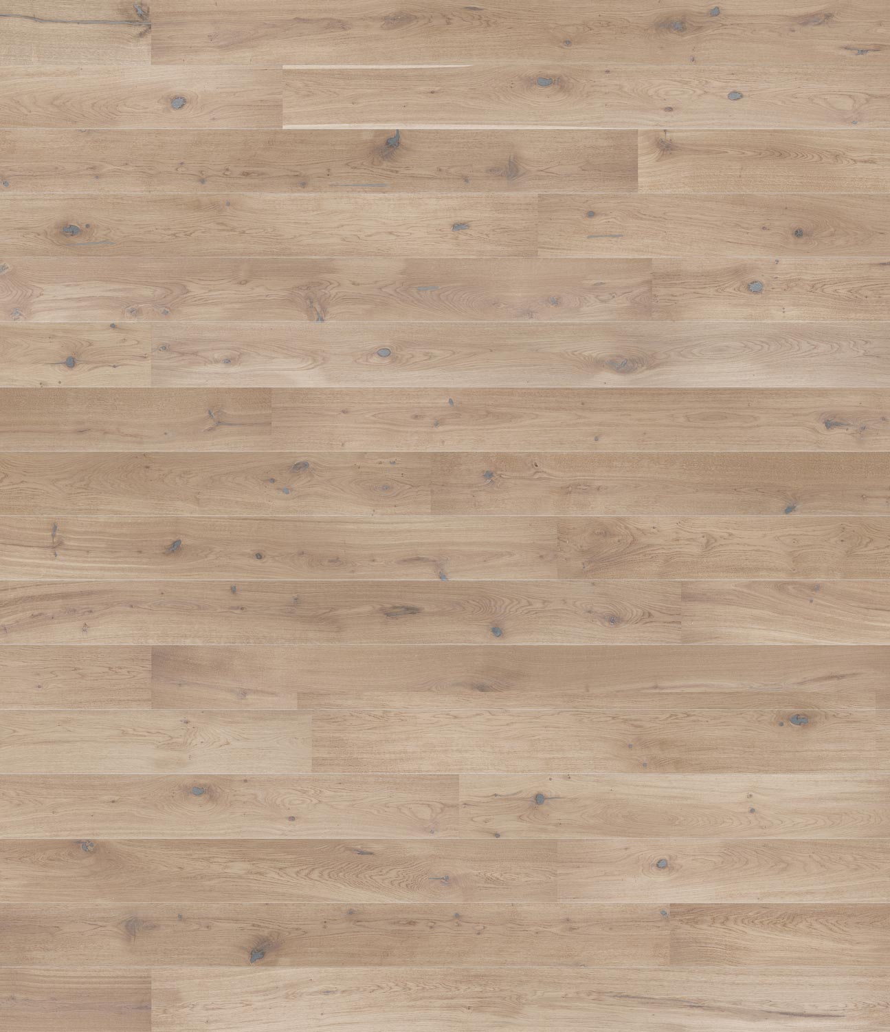 Skaben Parkett Premium 1-Stab Landhausdiele Eiche Rustic natur geölt weiß dunkel gebürstet 2V Flächenbild