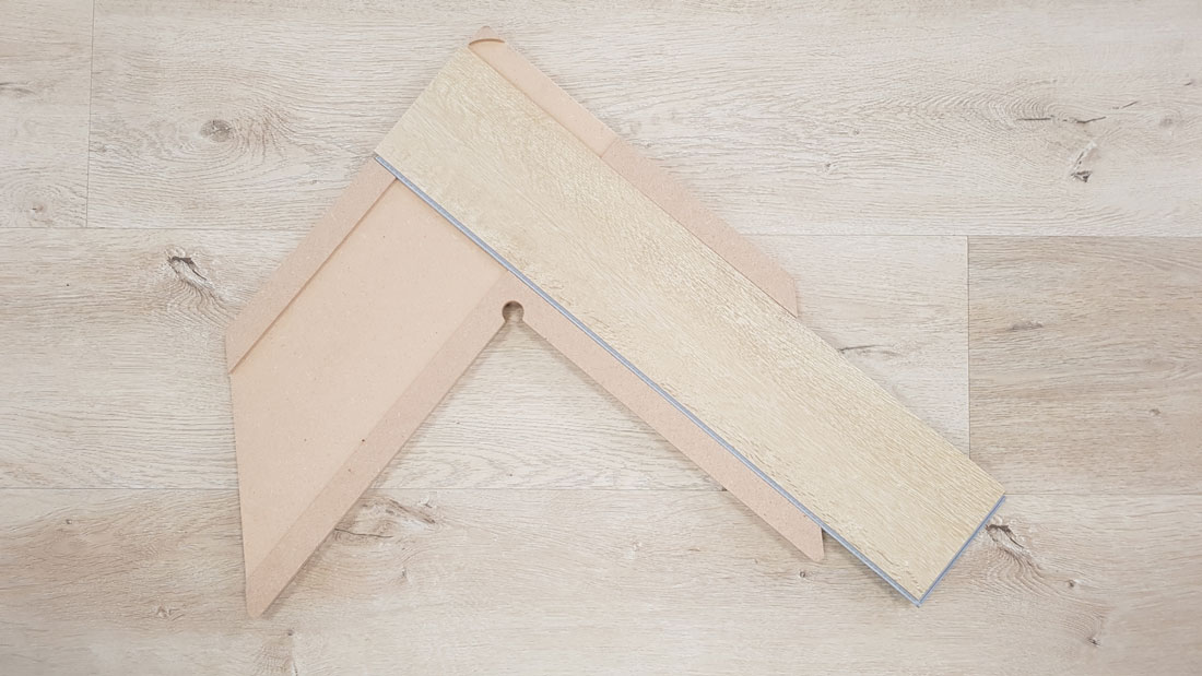 Skaben Herringbone laying tool - angle template for herringbone pattern