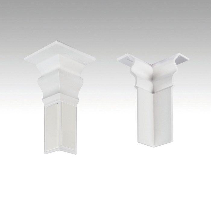 Innenecke selbstklebend Klassik Weiß 18x60 mm - 4 Stk. main product photo