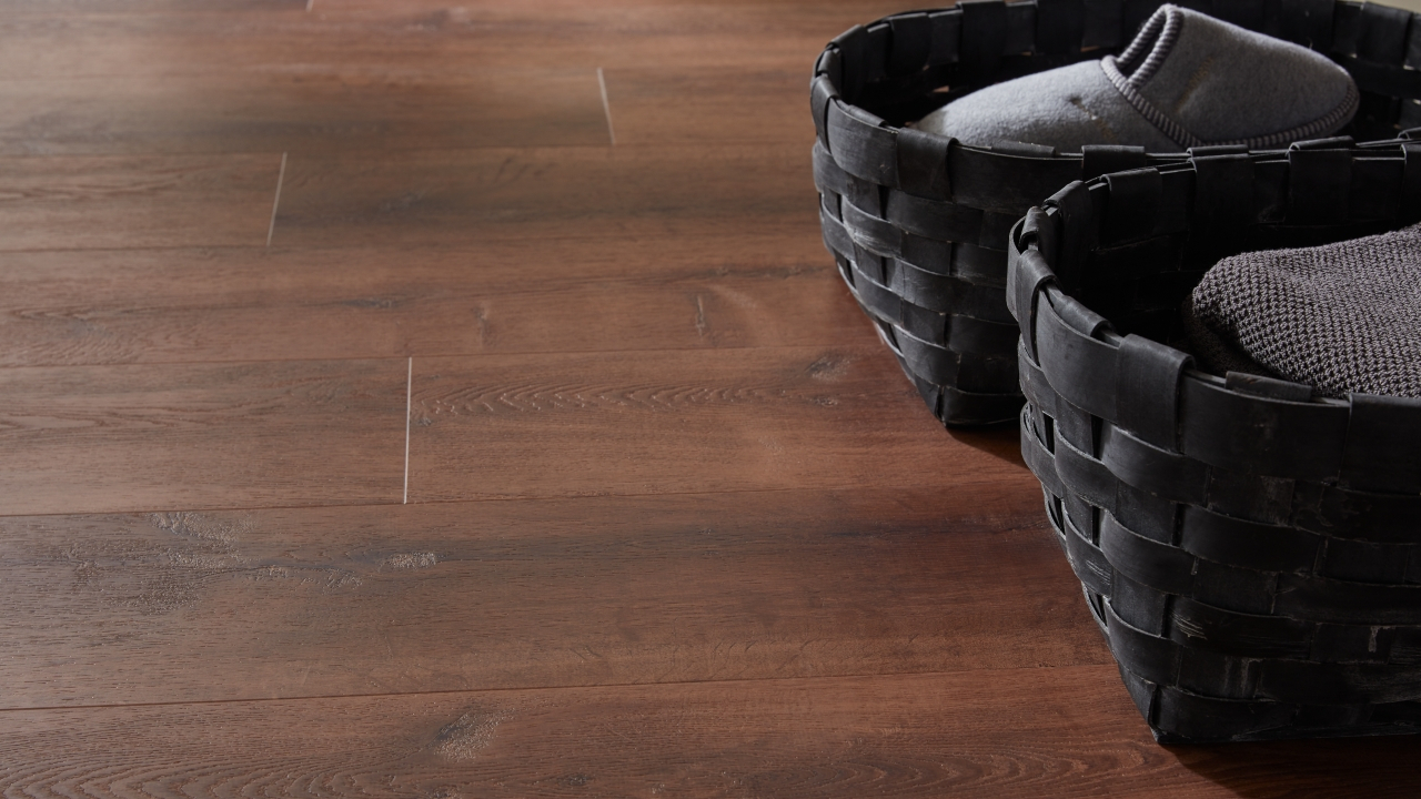 Skaben Klick Vinyl - ProfiKlick Goldene Eiche Braun | Synchronprägung (SP-6200190)