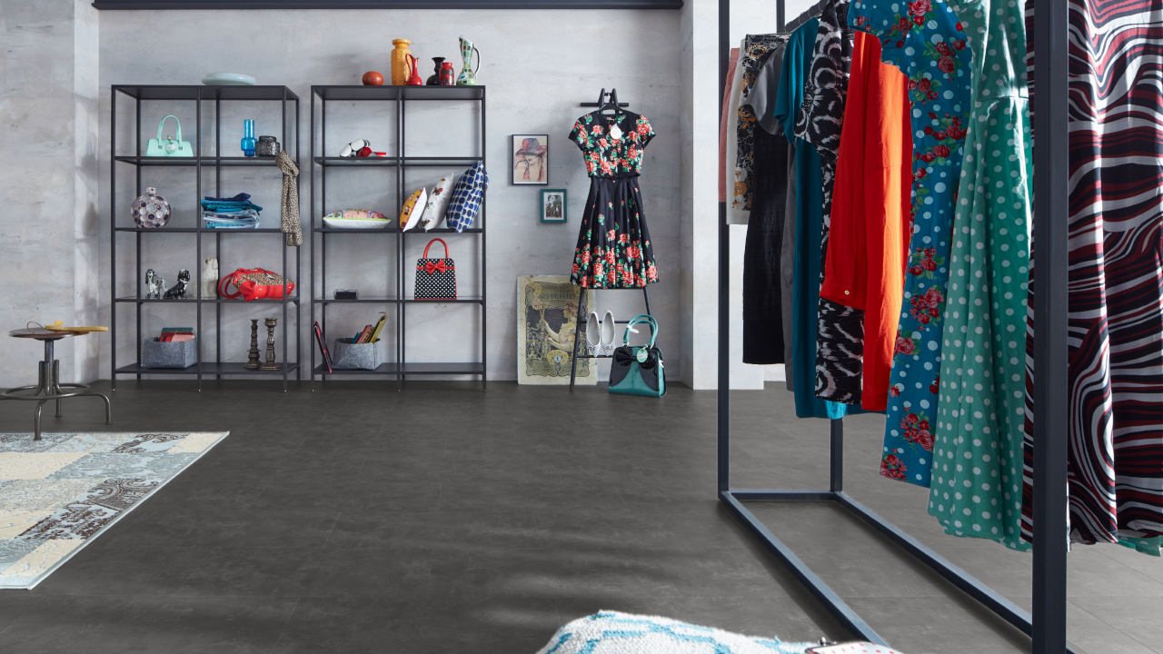 Skaben Klick Vinyl - ProfiKlick Stein Mailand Anthrazit | wasserfest (SP-6202118)