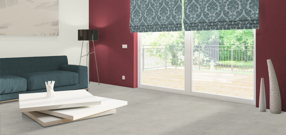 Skaben Klick Vinyl - ProfiKlick Stein Assisi Silber | wasserfest (SP-6202122)