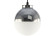 Stehlampe Drop im Moderne Design in Farbe Weiß / Silber aus Glas u. Eisen handgefertigt höhenverstellbar Raum6