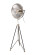 Stehlampe Rockstar im Industrial Design in Farbe Schwarz / Silber aus Stahl handgefertigt Höhe justierbar Raum1 Stehlampe Rockstar im Industrial Design in Farbe Schwarz / Silber aus Stahl handgefertigt Höhe justierbar Raum1