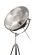 Stehlampe Rockstar im Industrial Design in Farbe Schwarz / Silber aus Stahl handgefertigt Höhe justierbar Raum5