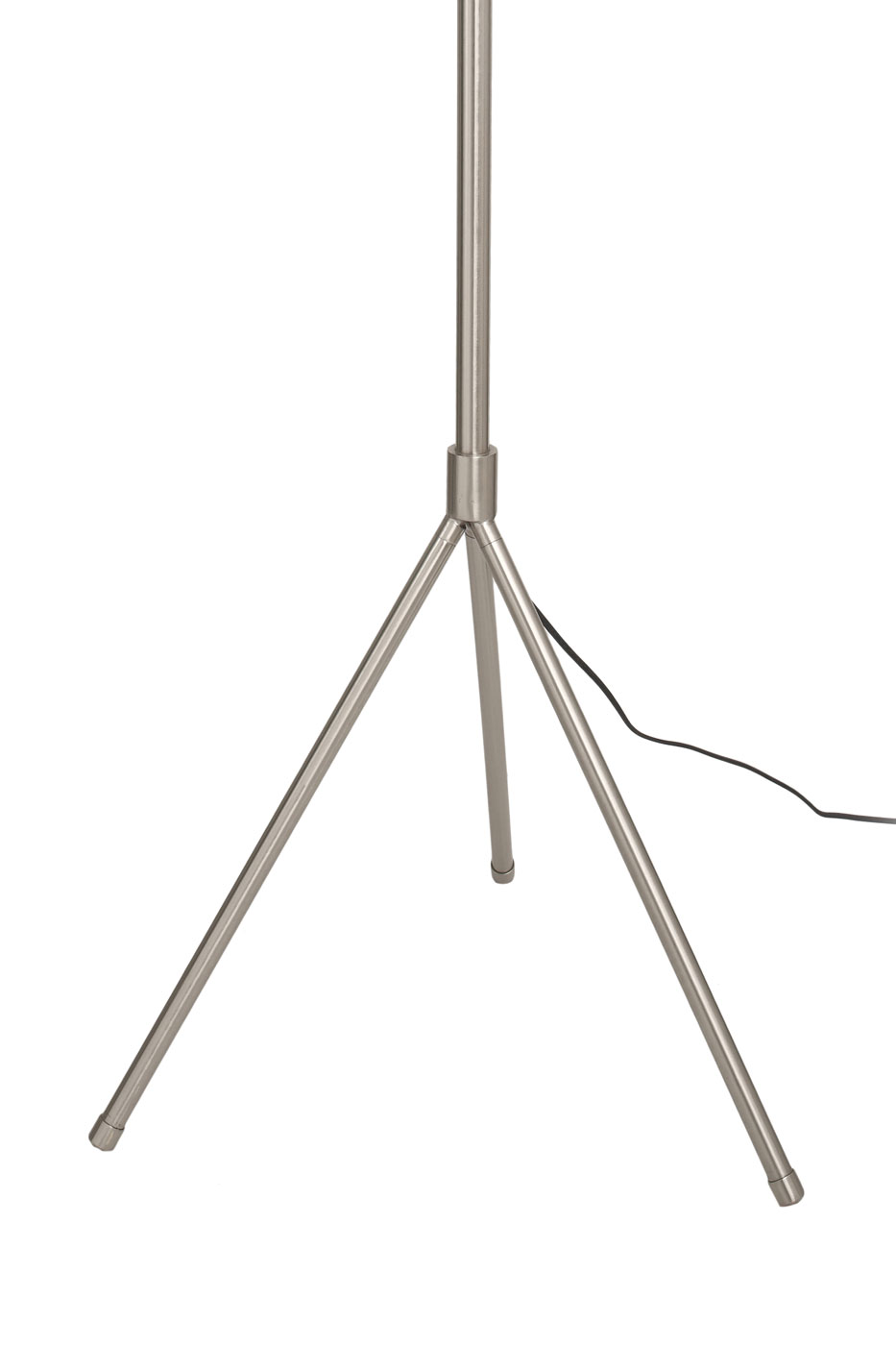 Stehlampe Star im Industrial Design in Farbe Schwarz / Silber aus Metall-Mix handgefertigt Höhe justierbar Raum7