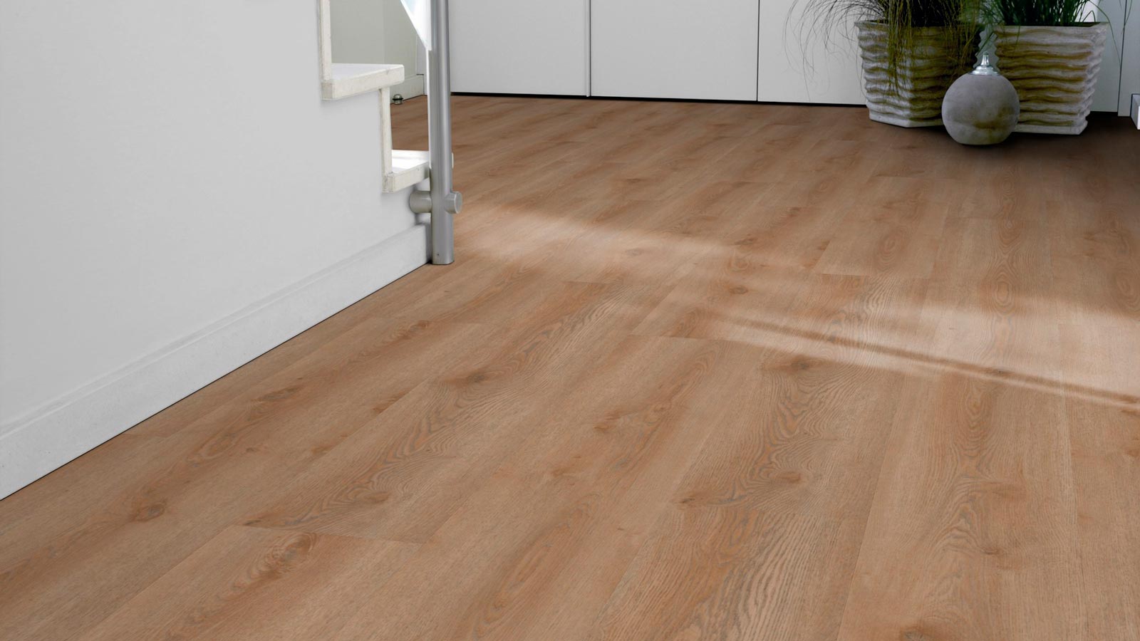 Tarkett Designboden iD Click Ultimate 55 Contemporary Oak Barley Planke 4V Akustikrücken Raum4