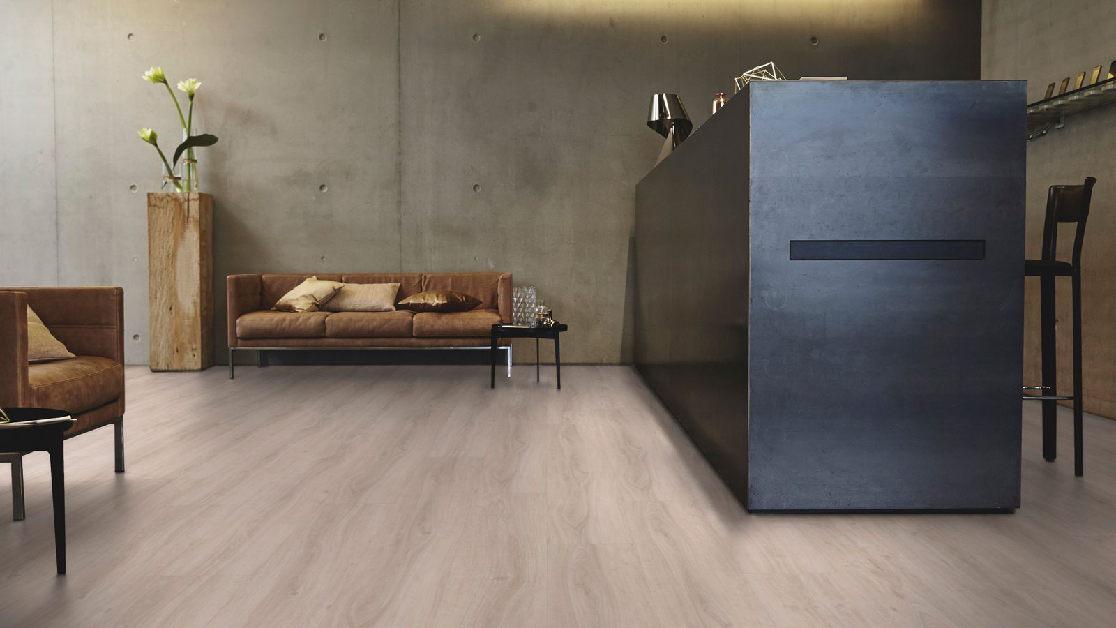 Tarkett Designboden iD Click Ultimate 55 English Oak Vanilla Planke 4V Akustikrücken Raum3