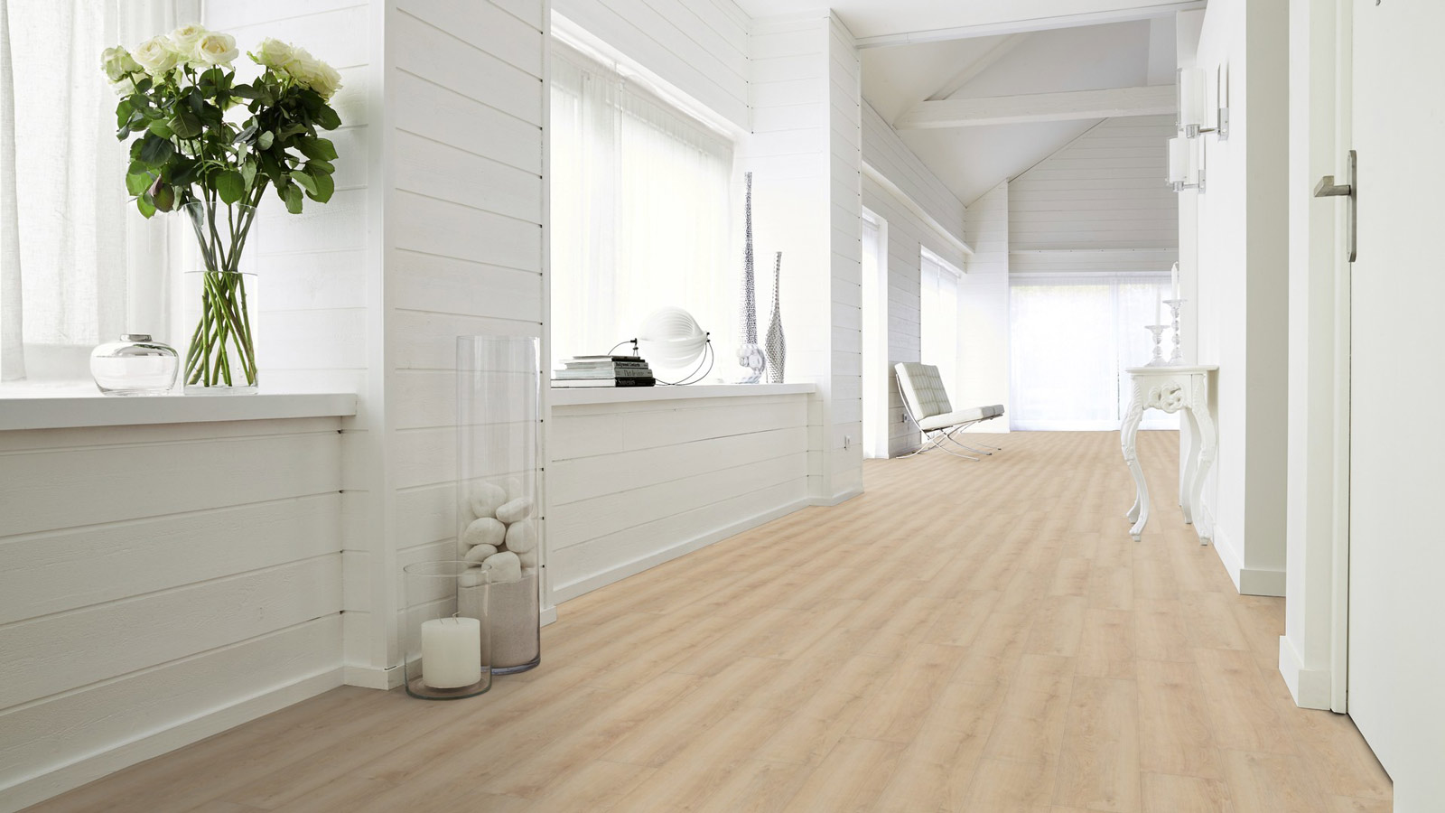 Tarkett Designboden iD Click Ultimate 55 Plus Stylish Oak Natural Planke 4V Akustikrücken Raum5