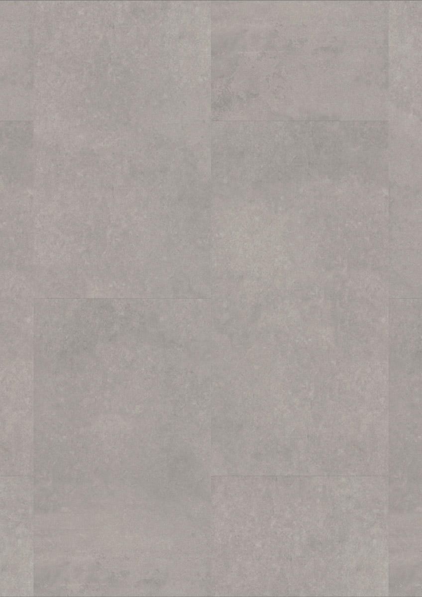 Tarkett Designboden iD Click Ultimate 55 Polished Concrete Indium Fliese 4V Akustikrücken Raum1