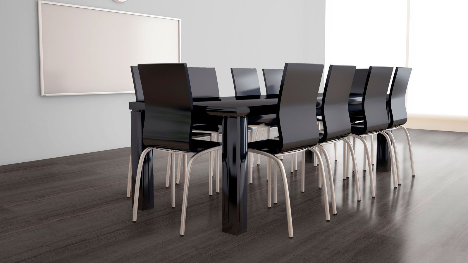 Tarkett Designboden iD Click Ultimate 55 Tides Charcoal Fliese 4V Akustikrücken Raum5