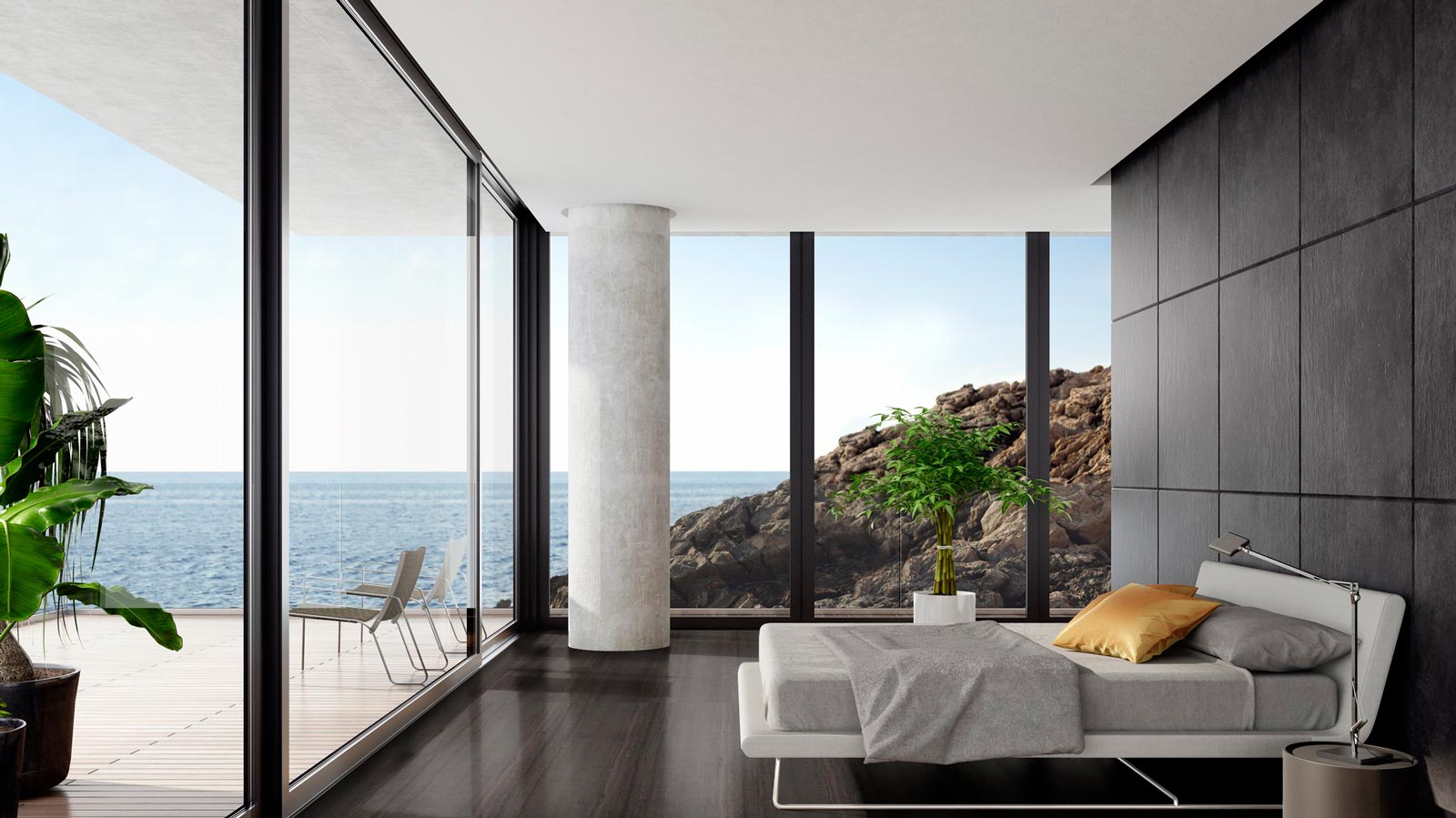 Tarkett Designboden iD Click Ultimate 55 Tides Charcoal Fliese 4V Akustikrücken Raum8