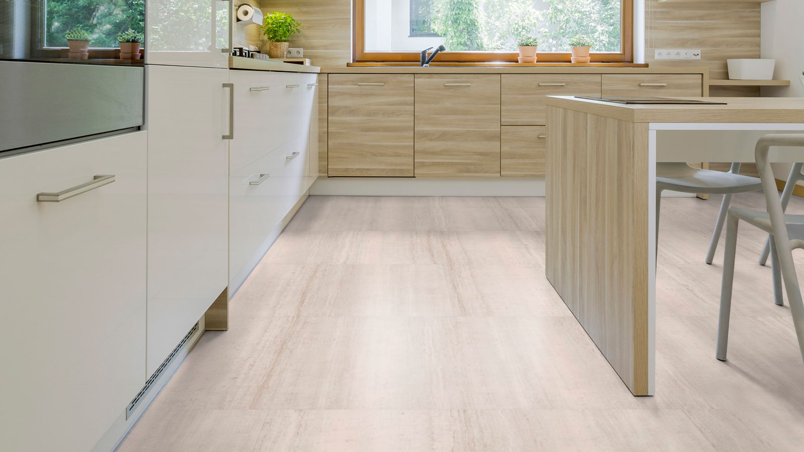 Tarkett Designboden iD Click Ultimate 55 Tides Satin Fliese 4V Akustikrücken Raum7