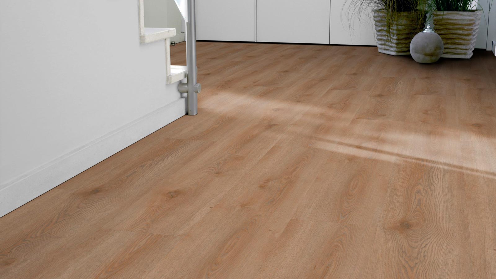 Tarkett Designboden iD Click Ultimate 70 Contemporary Oak Barley Planke 4V Akustikrücken Raum4