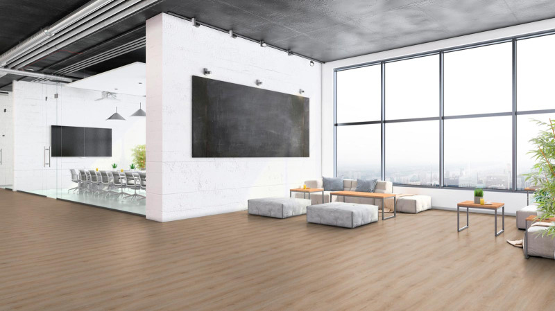 Tarkett Design Floor iD Click Ultimate 70 Contemporary Roble Cane Plank 4V Acoustic Backing main product photo