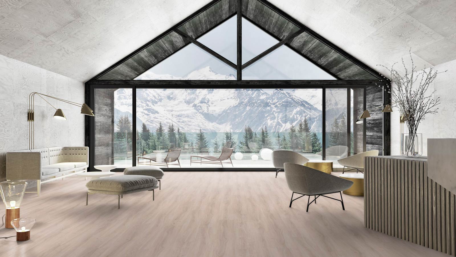 Tarkett Designboden iD Click Ultimate 70 English Oak Vanilla Planke 4V Akustikrücken Raum7