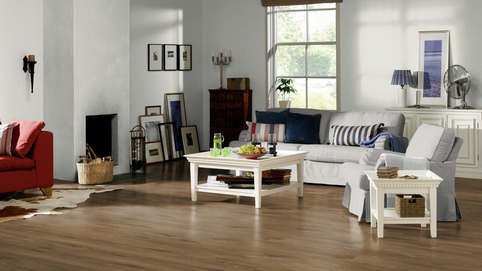 Tarkett Designboden iD Inspiration Click 55 Plus Alpine Oak Brown Planke 4V Raum2