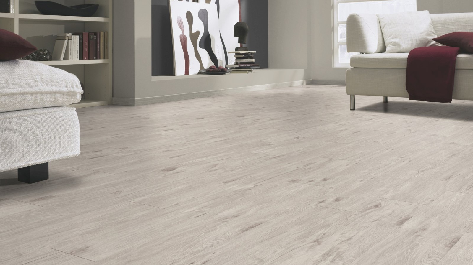 Tarkett Designboden iD Inspiration Click 55 Plus Alpine Oak White Planke 4V Raum3