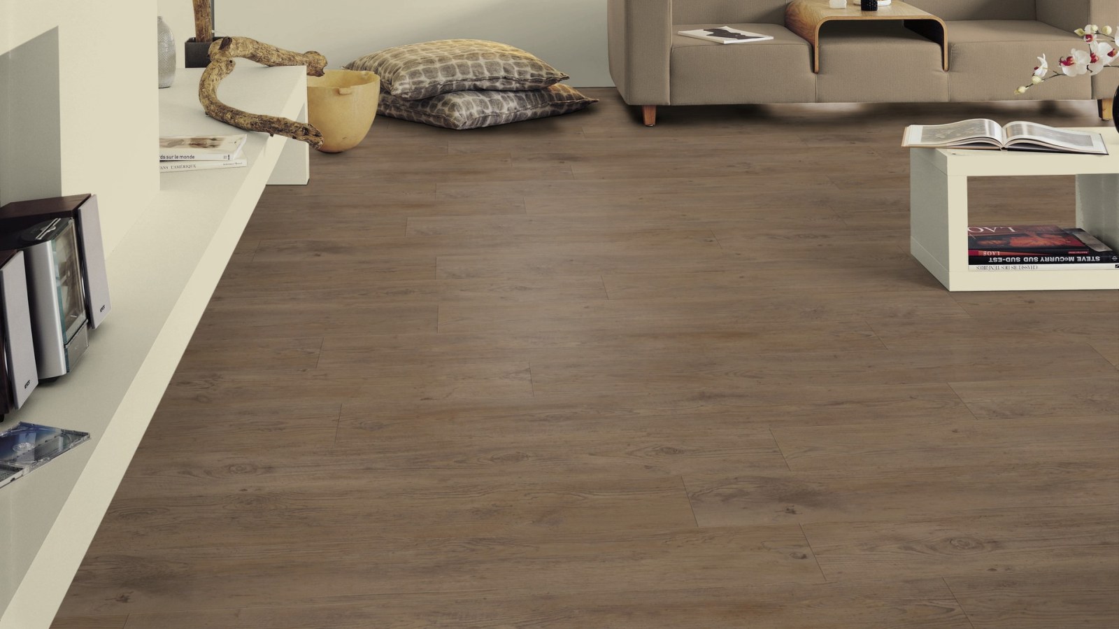 Tarkett Designboden iD Inspiration Click 55 Plus Legacy Pine Brown Planke 4V Raum5
