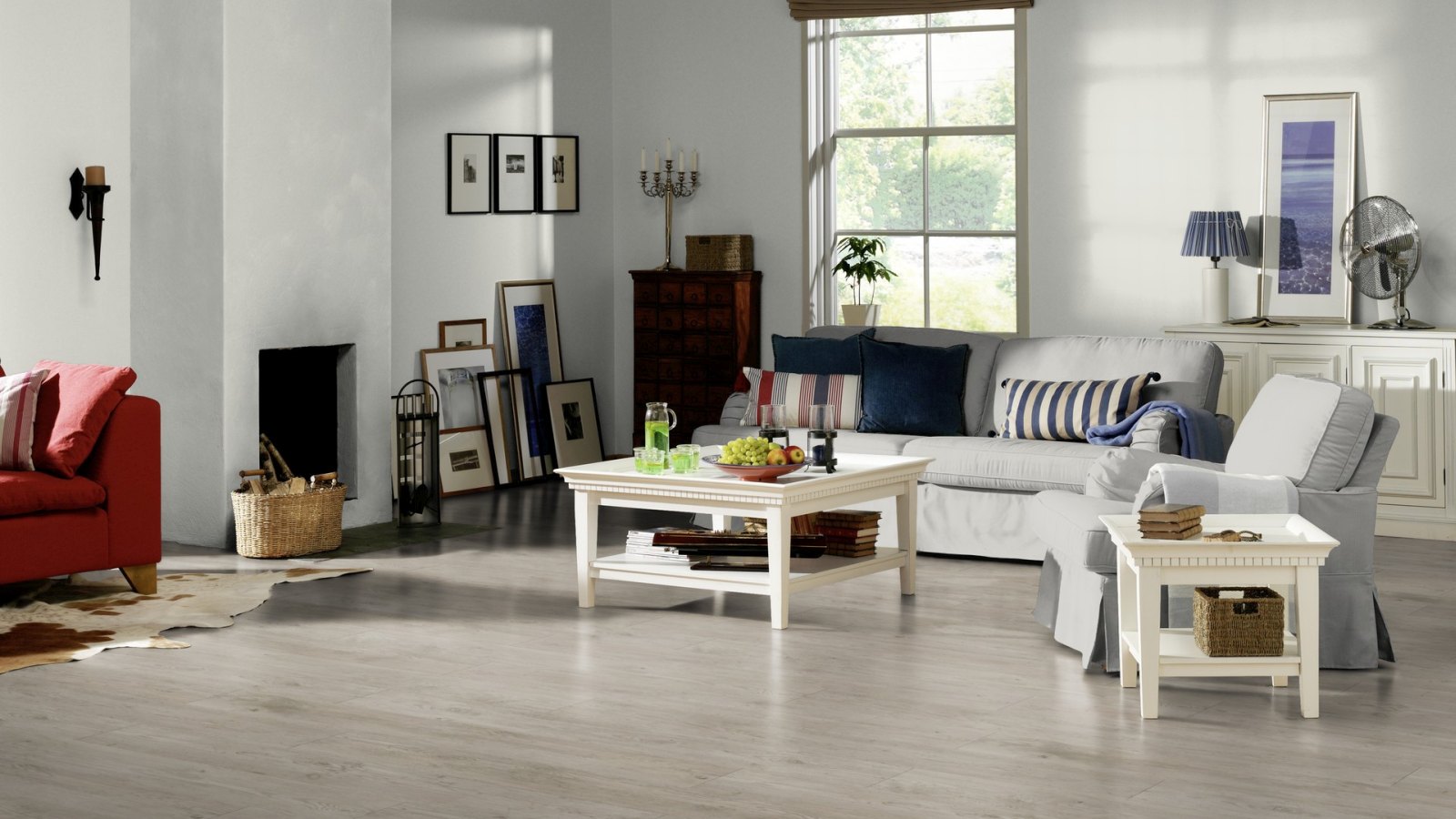 Tarkett Designboden iD Inspiration Click 55 Plus Legacy Pine Medium Grey Planke 4V Raum2