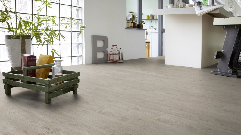 Tarkett Designboden iD Inspiration Click 55 Plus Legacy Pine Medium Grey Planke 4V main product photo