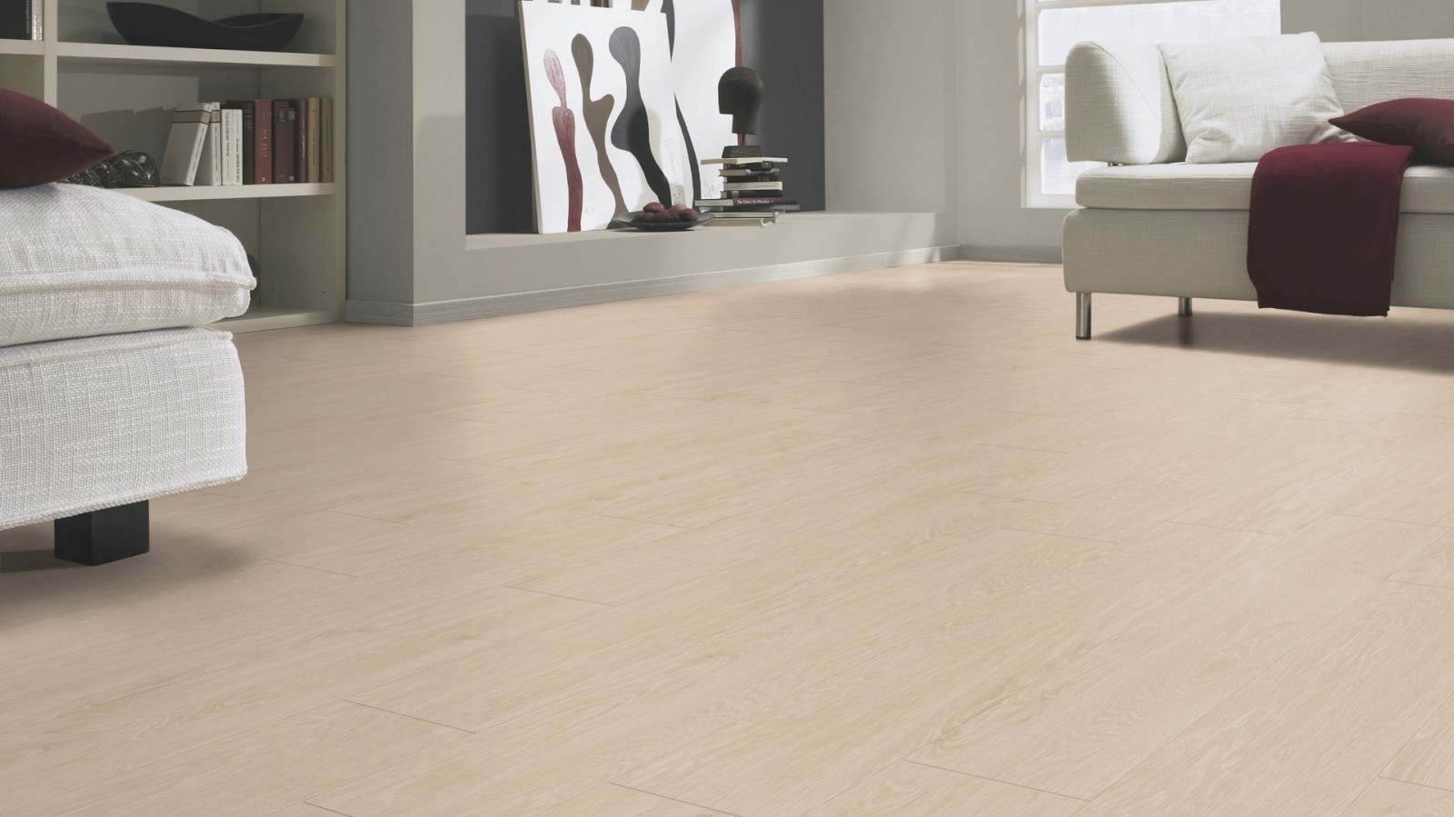Tarkett Designboden iD Inspiration Click 55 Plus Lime Oak Beige Planke 4V Raum3
