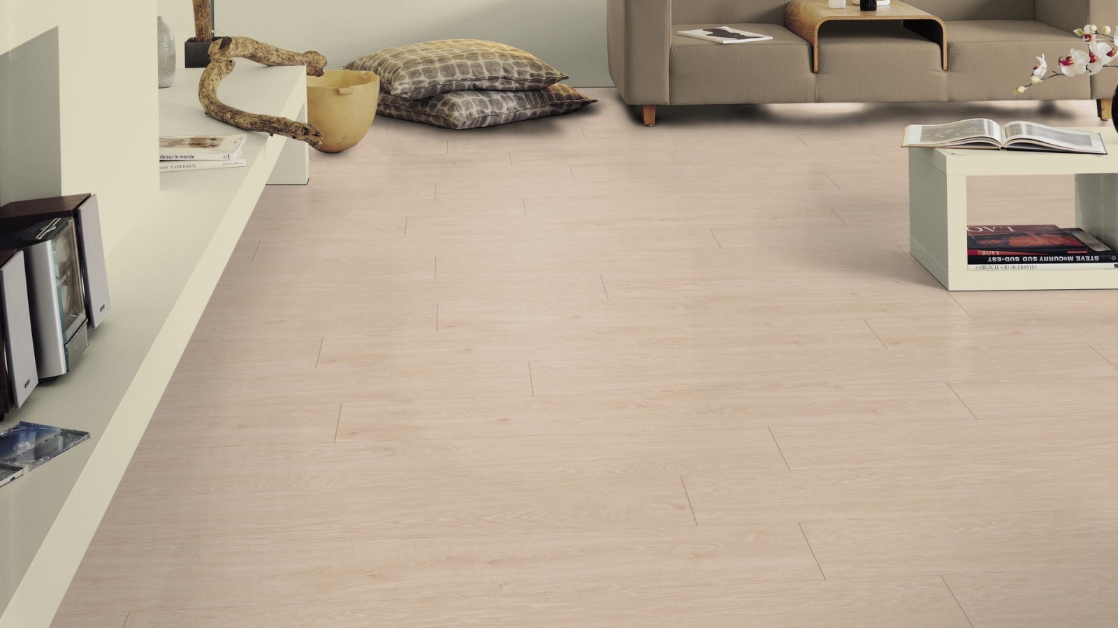Tarkett Designboden iD Inspiration Click 55 Plus Lime Oak Beige Planke 4V Raum5