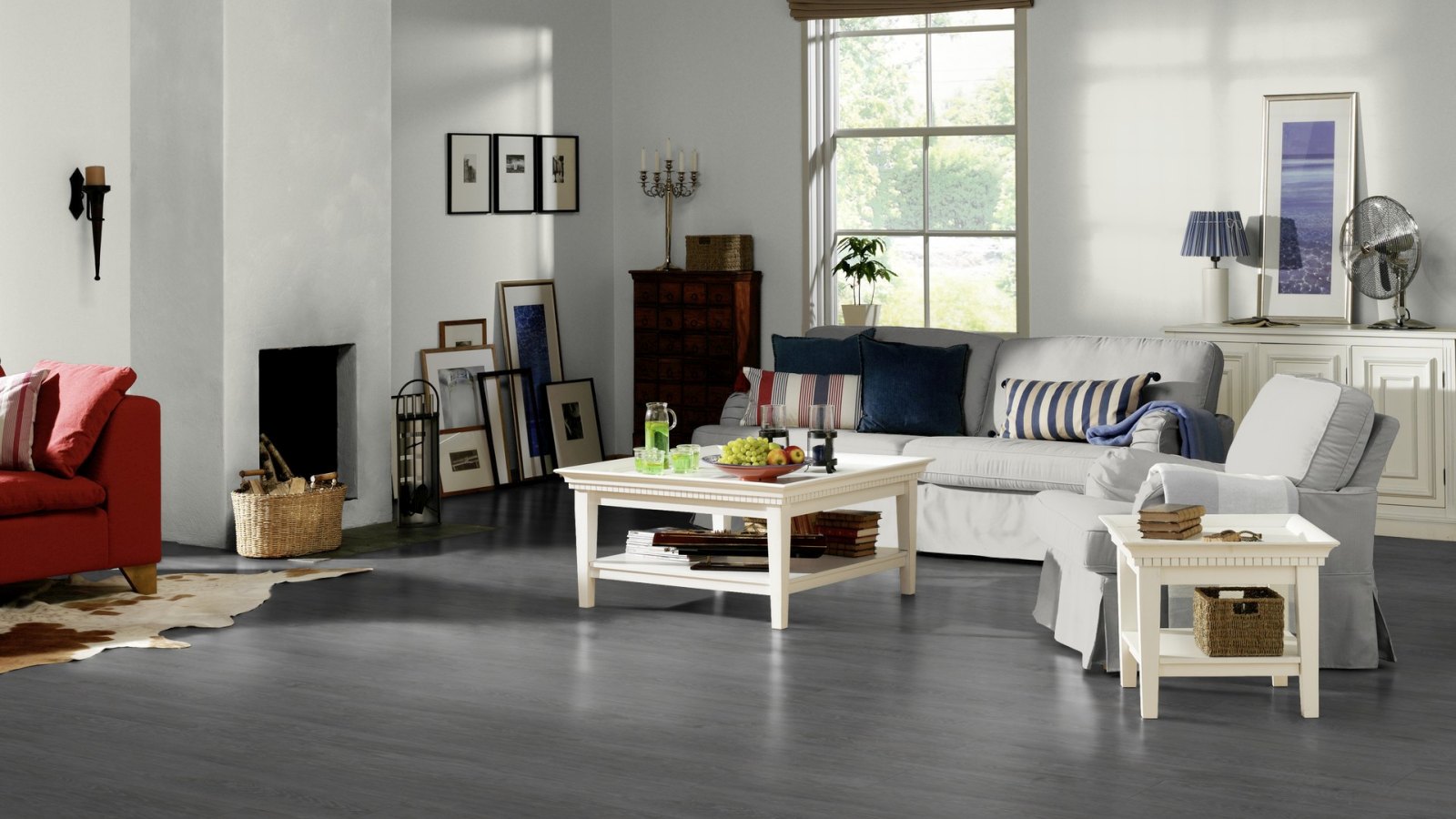 Tarkett Designboden iD Inspiration Click 55 Plus Lime Oak Black Planke 4V Raum2