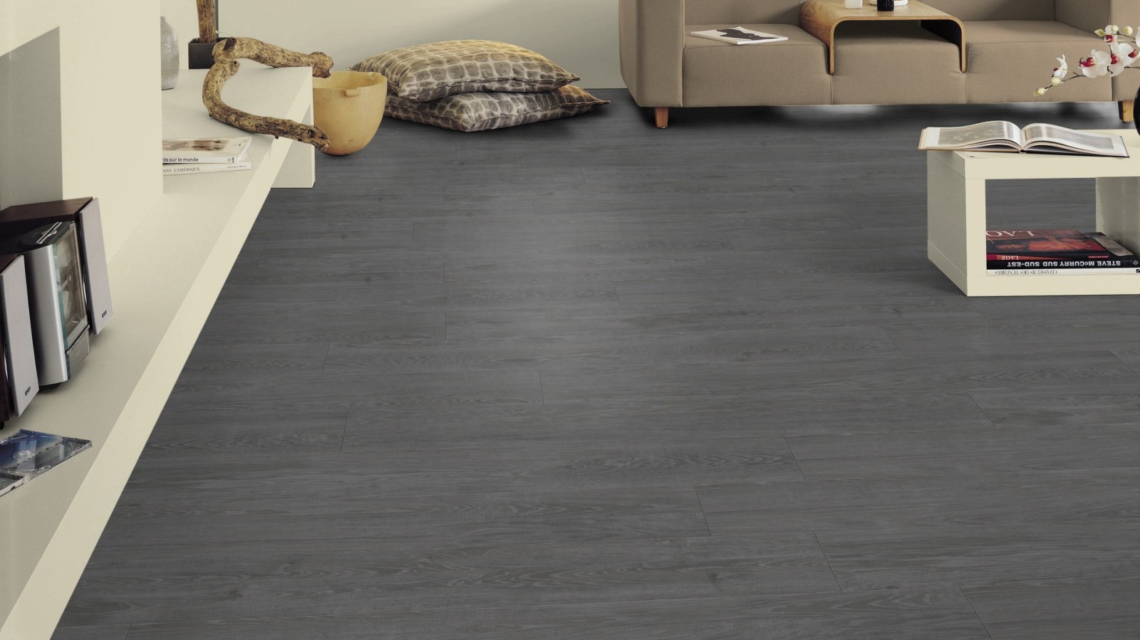 Tarkett Designboden iD Inspiration Click 55 Plus Lime Oak Black Planke 4V Raum5