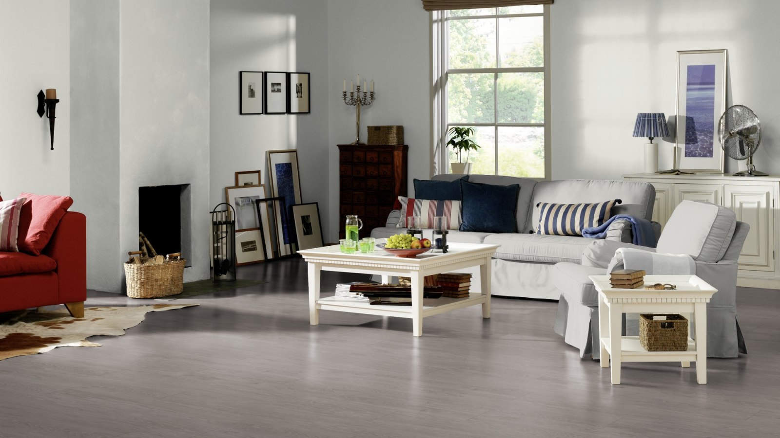 Tarkett Designboden iD Inspiration Click 55 Plus Lime Oak Dark Grey Planke 4V Raum2