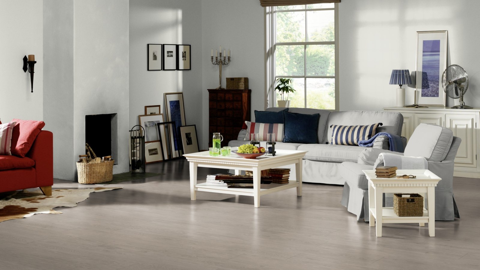 Tarkett Designboden iD Inspiration Click 55 Plus Lime Oak Grege Planke 4V Raum2