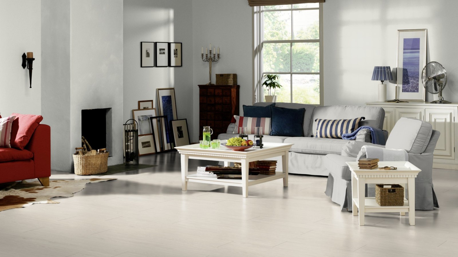 Tarkett Designboden iD Inspiration Click 55 Plus Lime Oak White Planke 4V Raum2