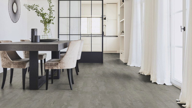 Tarkett Designboden iD Inspiration Click 55 Plus Rough Concrete Dark Grey Fliese 4V main product photo