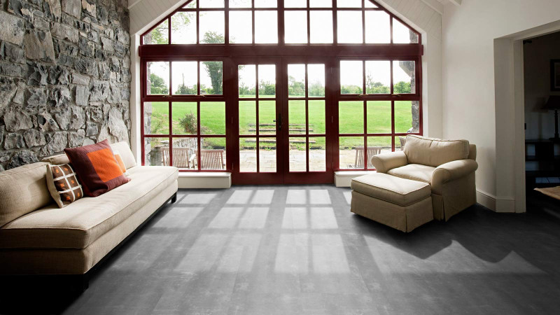 Tarkett Sol organique iD Revolution Composite Lunar grey Carrelage M4V 1000x500 mm main product photo