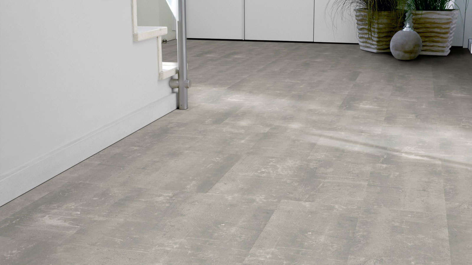 Tarkett Bioboden iD Revolution Composite Stone grey Fliese M4V 500x250 mm Raum4