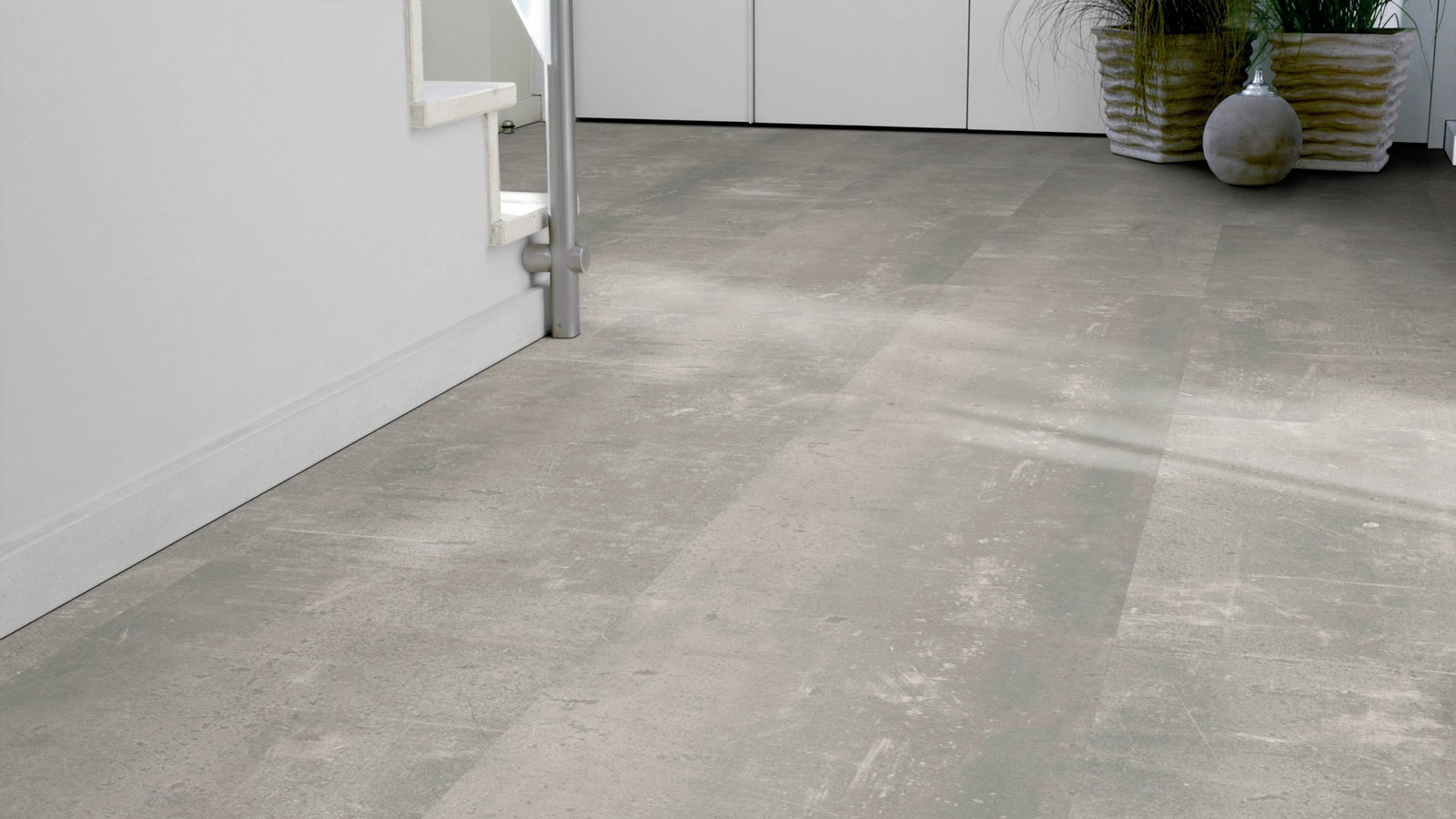 Tarkett Bioboden iD Revolution Composite Stone grey Fliese M4V 1000x500 mm Raum4
