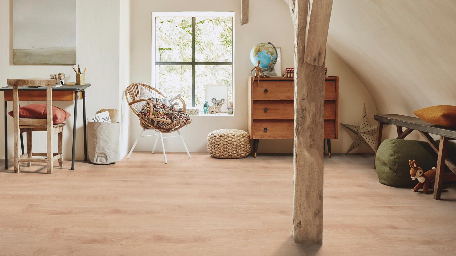 Tarkett Bioboden iD Revolution Contemporary Oak Dune Planke M4V 1220x250 mm Raum6