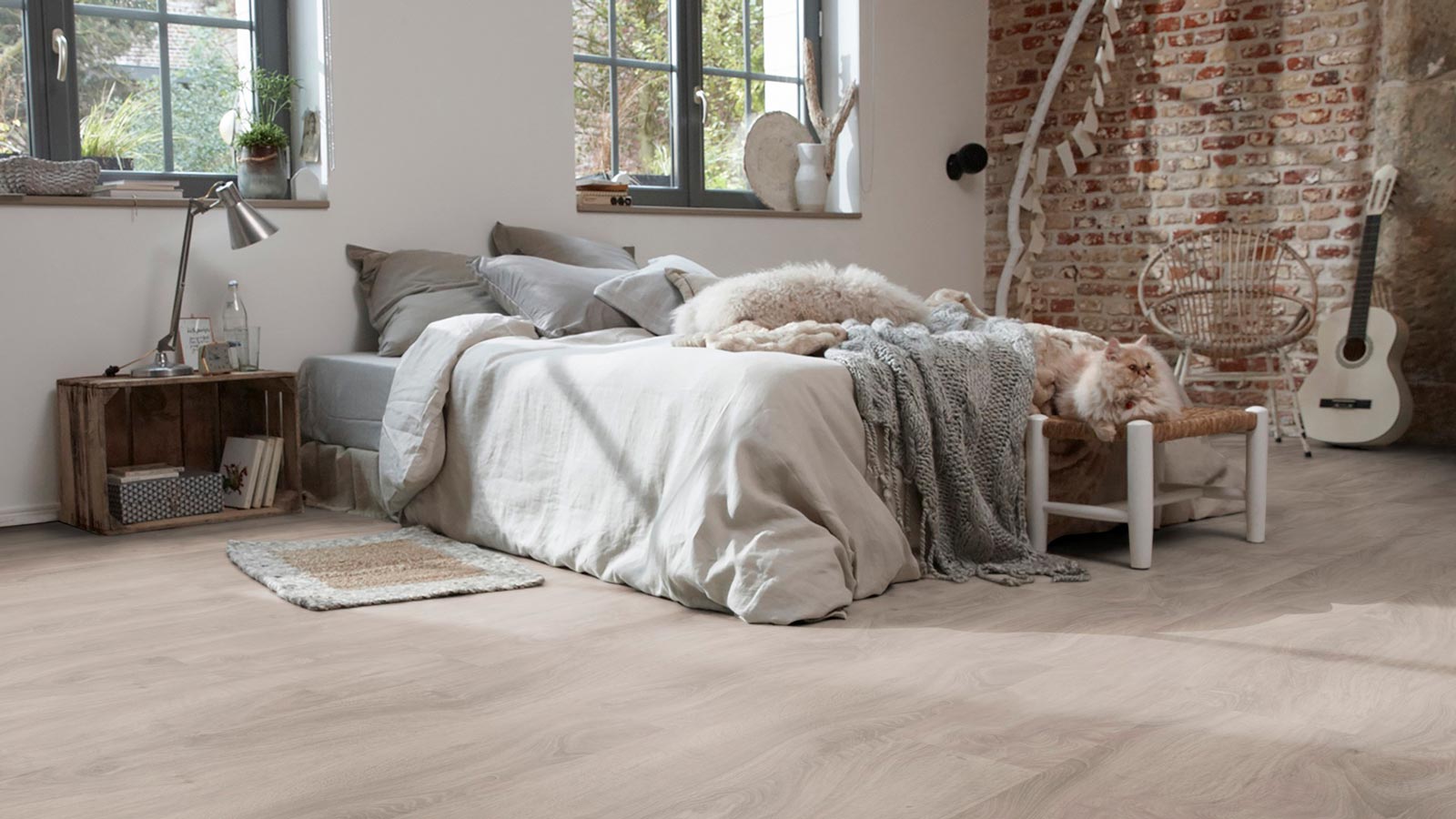 Tarkett Bioboden iD Revolution English Oak Linen Planke M4V 1220x250 mm Raum8