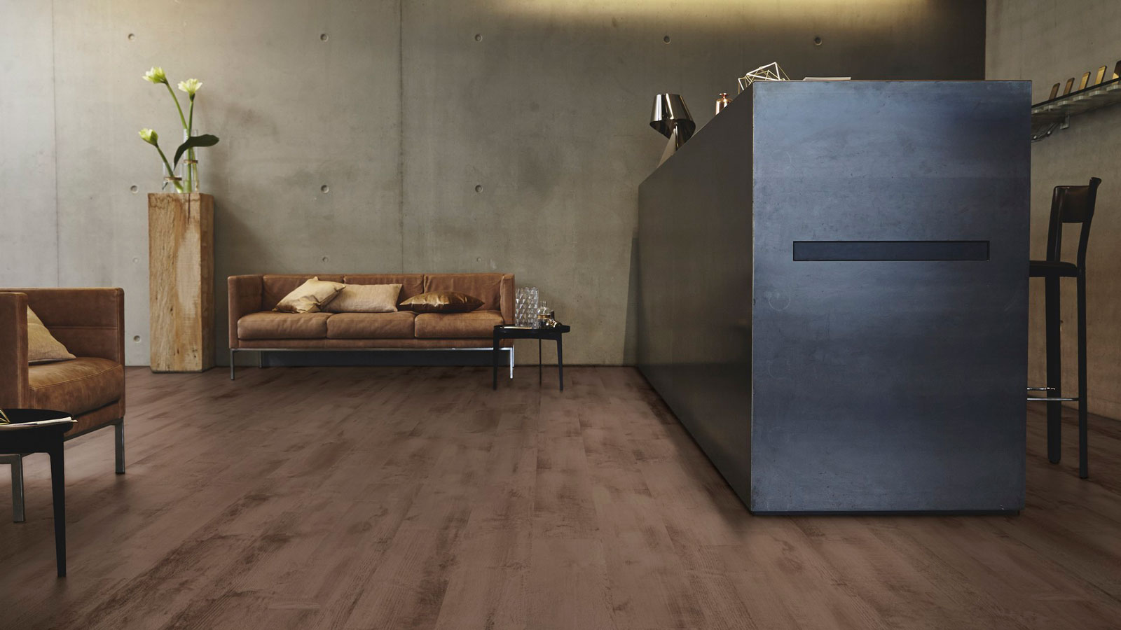 Tarkett Bioboden iD Revolution Pallet Pine Espresso Planke M4V 1220x200 mm Raum2