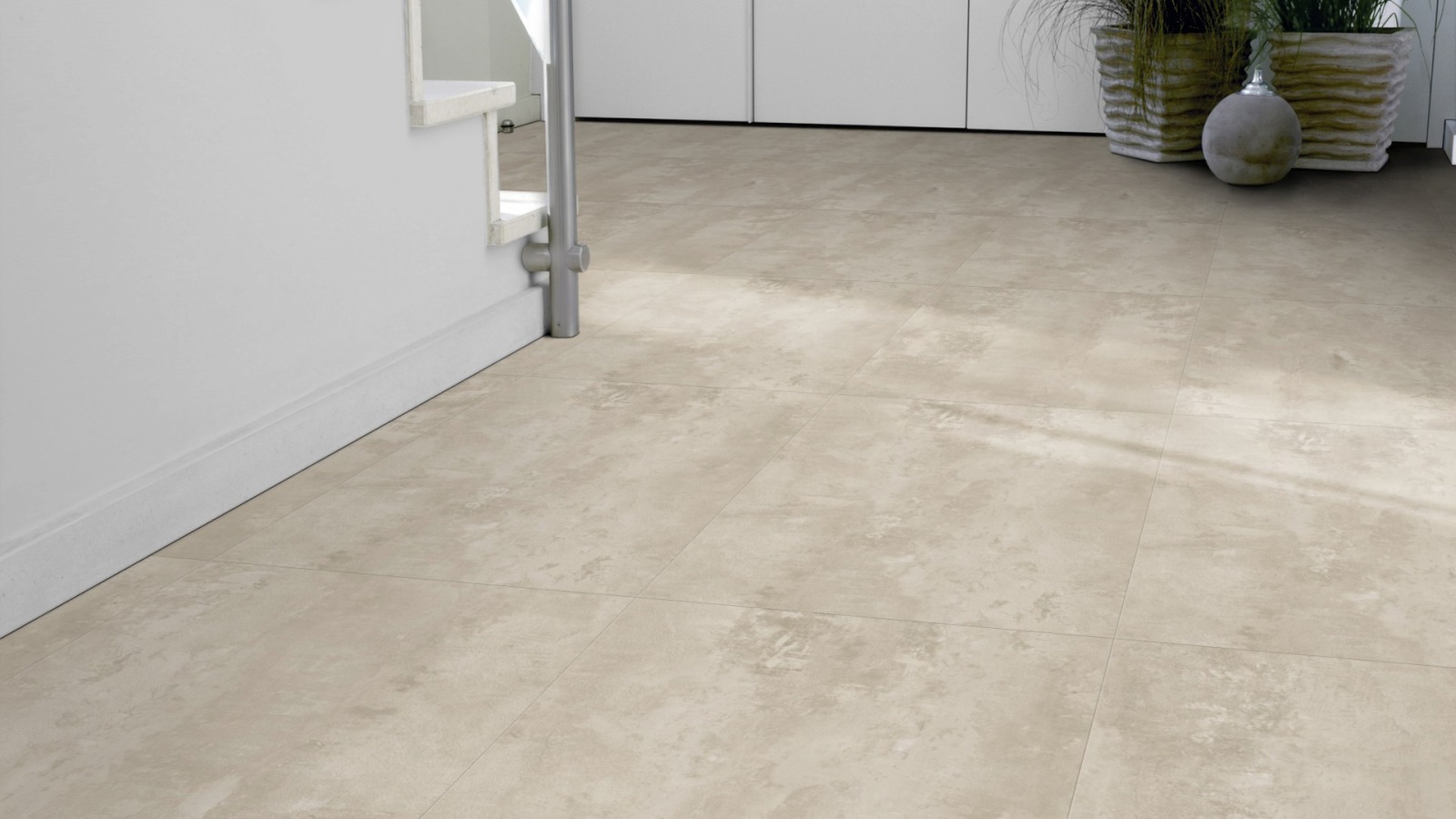 Tarkett Designboden Starfloor Click 55 Plus Rough Concrete White Fliese 4V Raum7