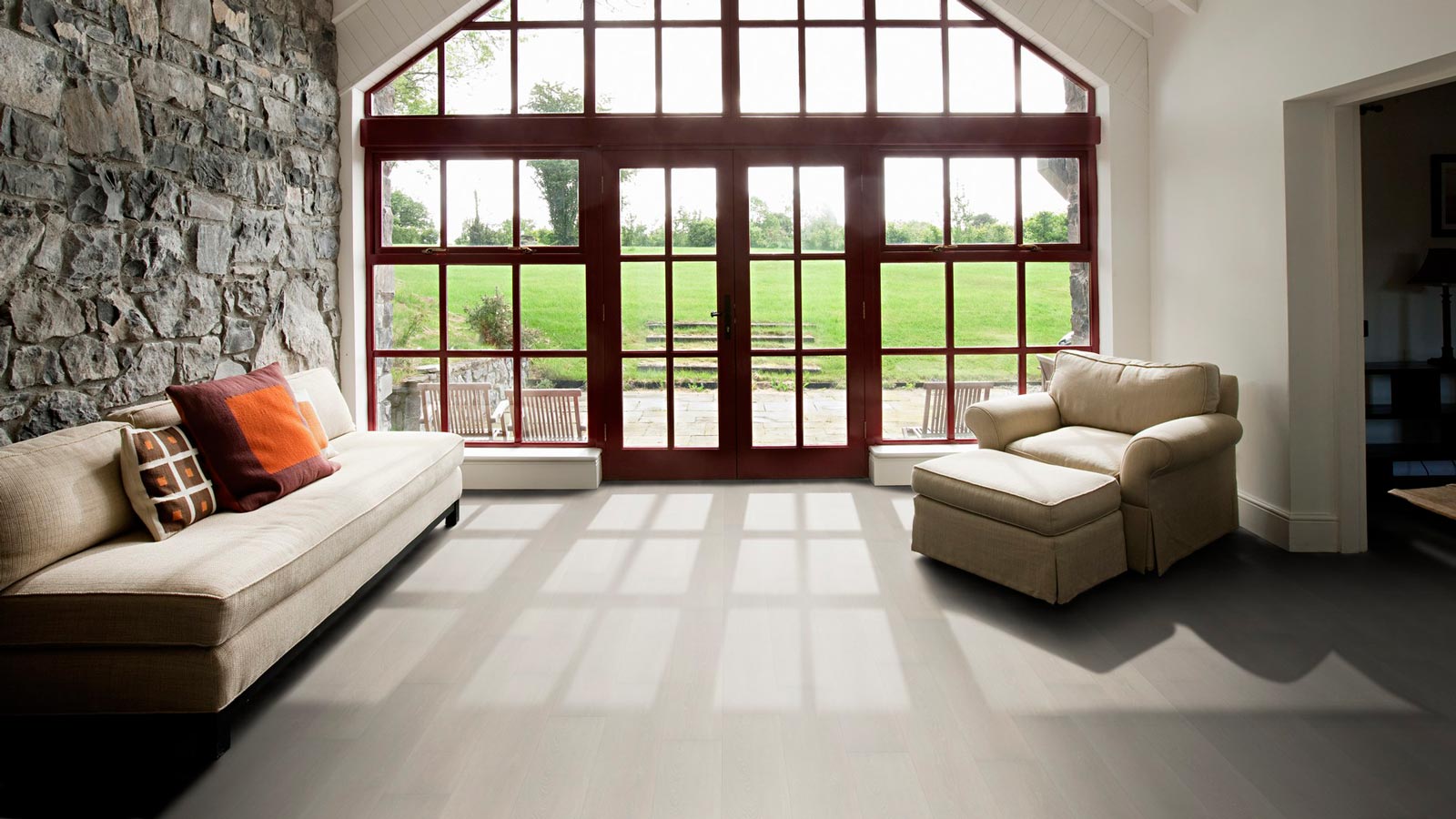 Tarkett Designboden Starfloor Click Ultimate 30 Lakeside Oak Light Washed Planke M4V Akustikrücken Raum6