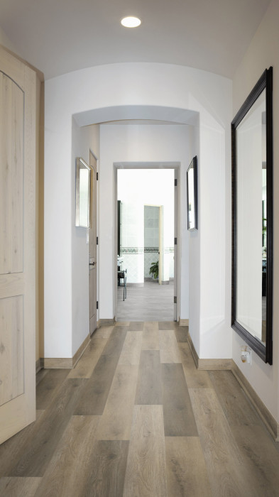 Tarkett design floor Starfloor Click Ultimate 30 Plus Cascade Oak Smoked plank M4V acoustic backing main product photo
