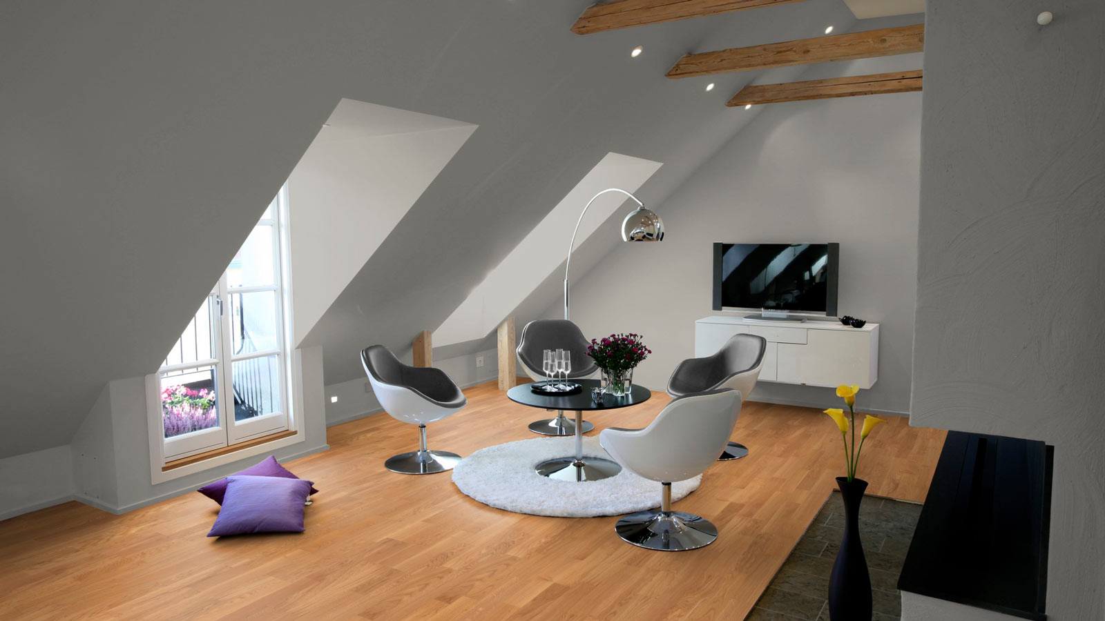 Tarkett Parkett Pure Natur Eiche 2-Stab Raum7