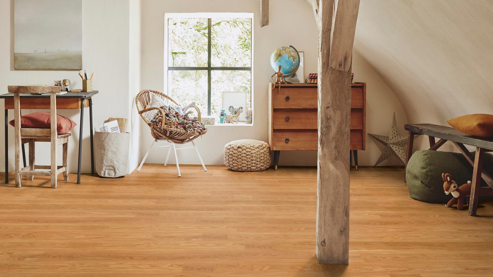 Tarkett Parkett Pure Natur Eiche Landhausdiele M2V Proteco Natura 2200 x 14 mm Raum4