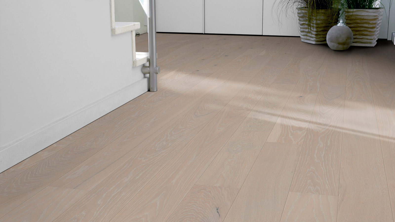 Tarkett Parkett Shade Robust Eiche stone grey Landhausdiele M2V Raum4