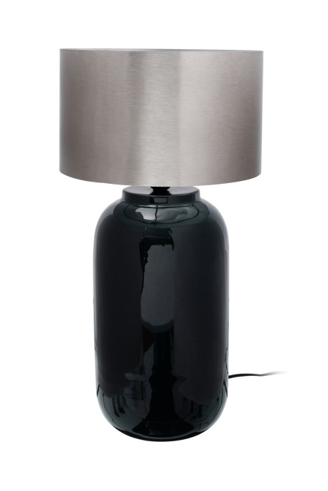 Tischlampe Benito in Extravagante Design in Farbe Dunkelgrün / Silber aus Eisen handgefertigt main product photo