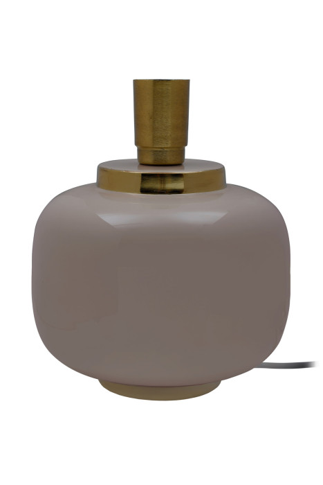 Table lamp Lion in extravagant design in color gray / gold handmade from iron main product photo