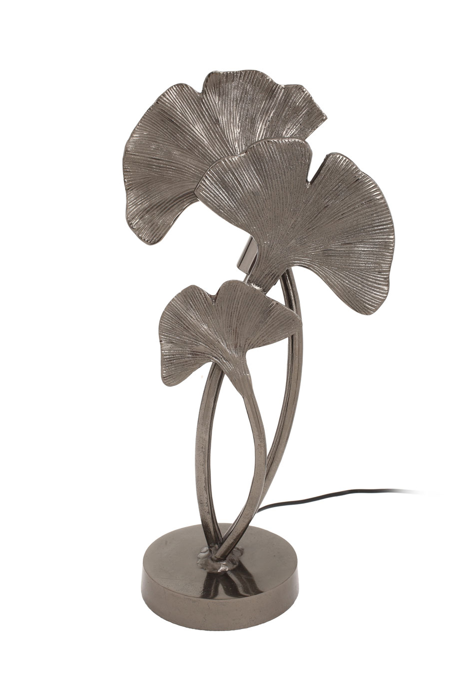 Tischlampe Nature im Industrial Design in Farbe Schwarz aus Alumium handgefertigt Raum3