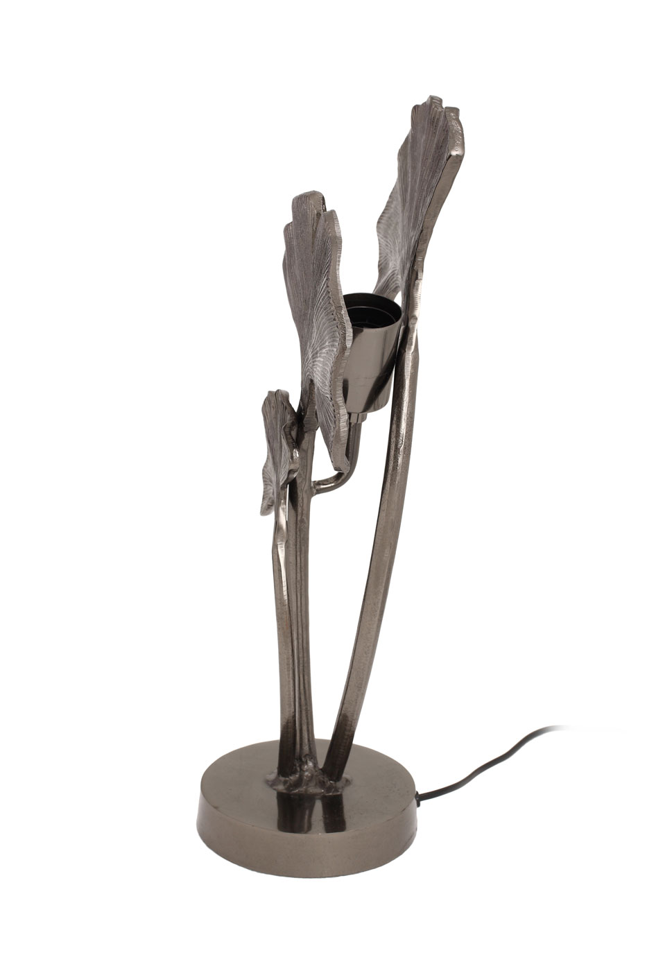 Tischlampe Nature im Industrial Design in Farbe Schwarz aus Alumium handgefertigt Raum5