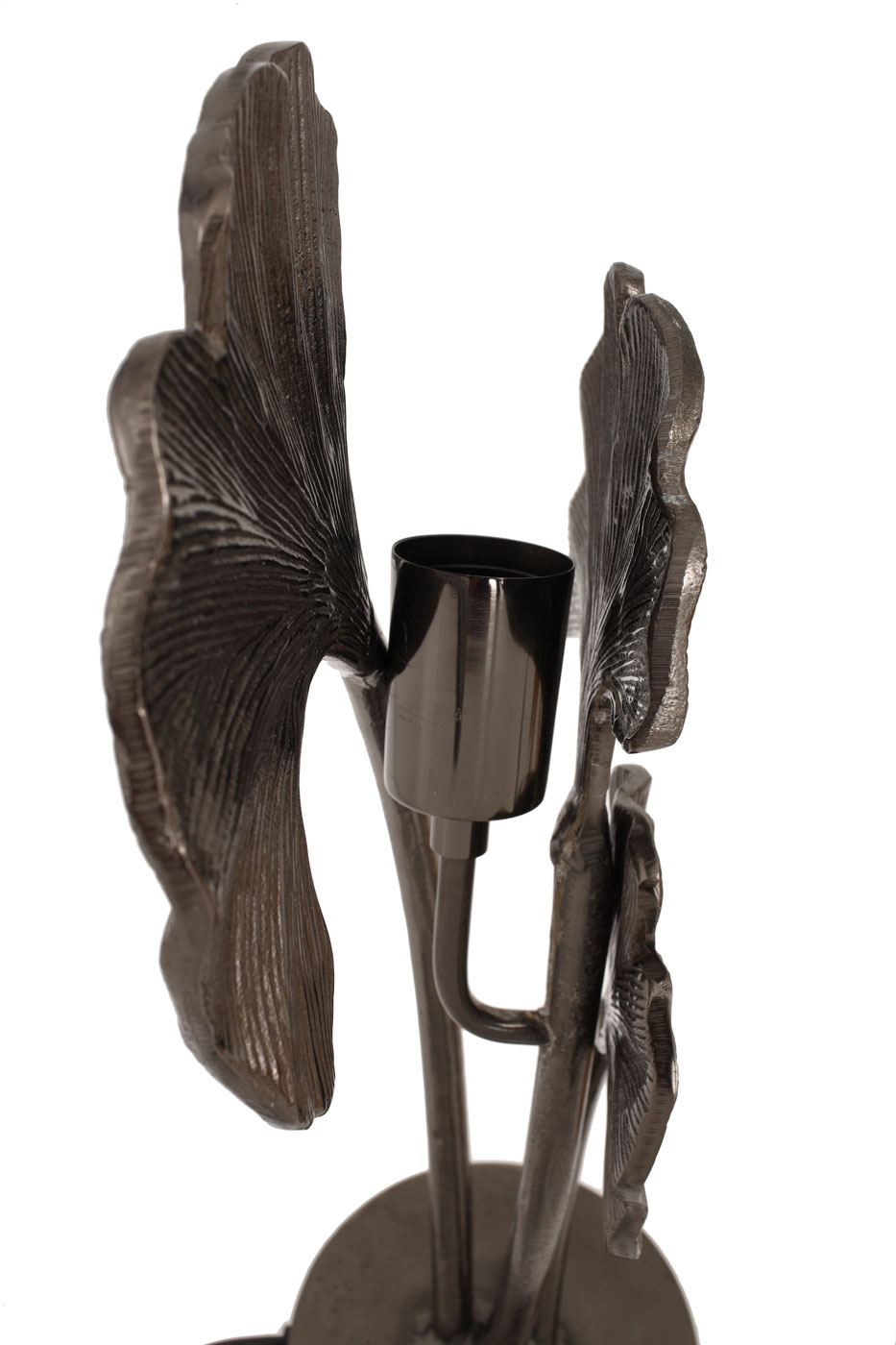 Tischlampe Nature im Industrial Design in Farbe Schwarz aus Alumium handgefertigt Raum6